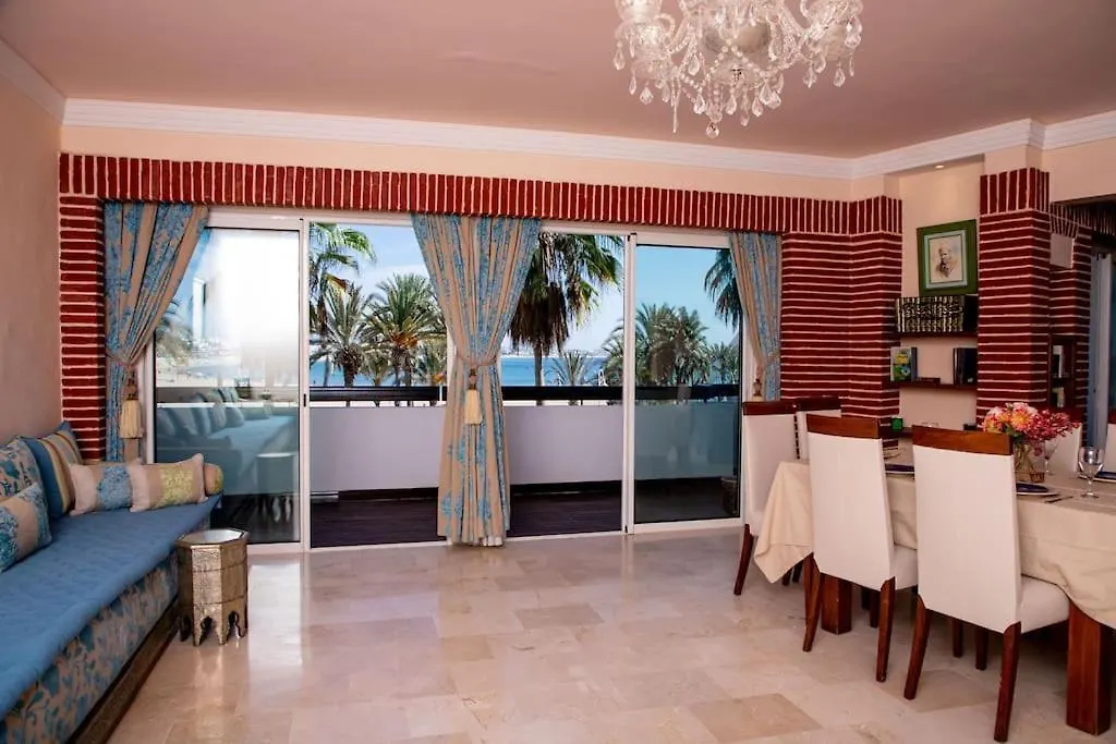 Spacious Beachview Condo Marina - Families Only Agádír Maroko